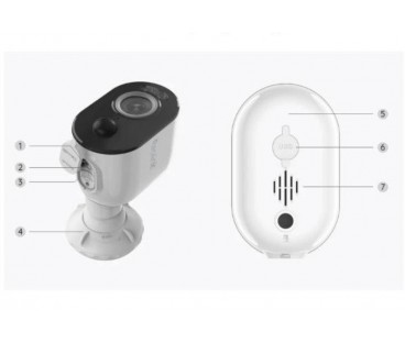 Kamera IP Reolink Argus Series B310 3MP Wi-Fi bateryjna
