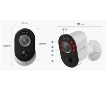 Kamera IP Reolink Argus Series B310 3MP Wi-Fi bateryjna