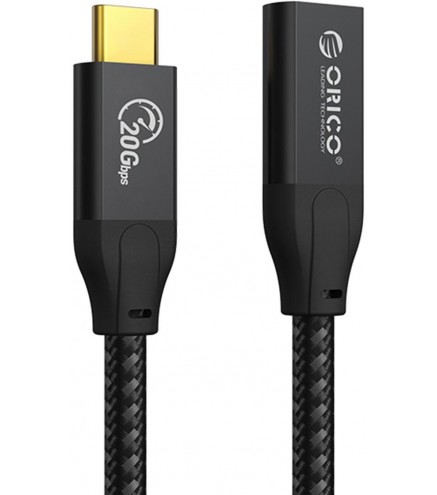 Przedłużacz USB Orico USB-C 3.2 20Gbps, 4K, 100W, 1m