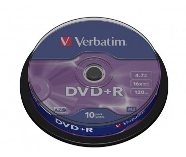 Płyty DVD+R Verbatim AZO (10szt)