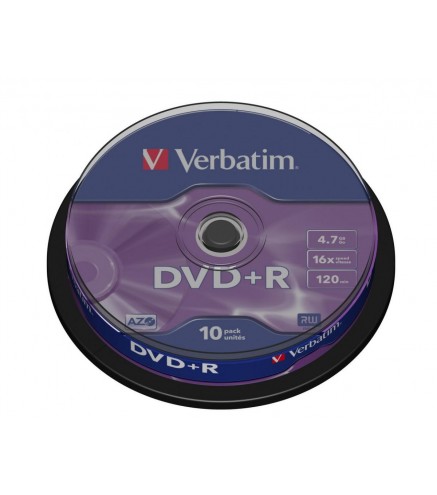 Płyty DVD+R Verbatim AZO (10szt)