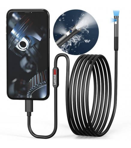 Kamera INSPEKCYJNA DUO ENDOSKOP DWIE KAMERY 2M 7LED 2xFHD WIFI do iPHONE
