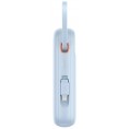 Powerbank Baseus QPow 2 10000mAh 30W z 2 wbudowanymi kablami USB-C - niebieski