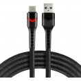 KABEL USB-A / USB-C RGB LED everActive CBB-1CBR 100cm 3A