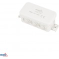 PUSZKA INSTALACYJNA NATYNKOWA 85x45x37MM IP55 8P JASNOSZARA E04-PI08-IP55