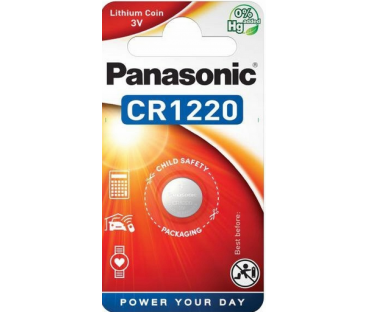Bateria CR1220 1BL PANASONIC 3V 35mAh (1 szt.)