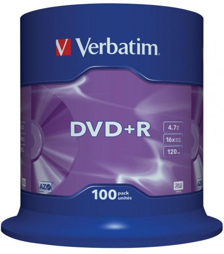 Płyty DVD+R Verbatim AZO (100szt)