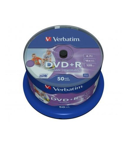 Płyty DVD+R Verbatim AZO Printable (50szt)