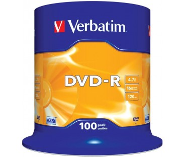 Płyty DVD-R Verbatim AZO (100szt)