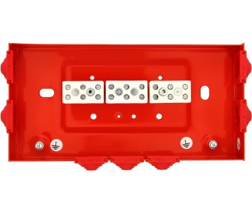 Puszka instalacyjna przeciwpożarowa W2 PIP-2AN przelotowa 9x4mm2