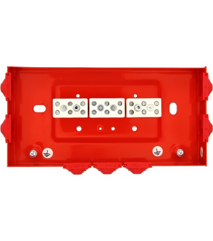 Puszka instalacyjna przeciwpożarowa W2 PIP-2AN przelotowa 9x4mm2