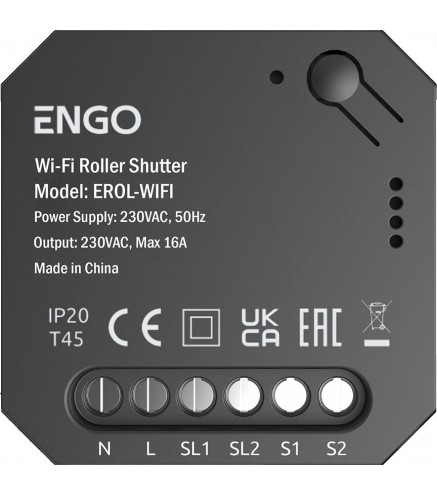 ENGO Controls EROL-WIFI - Sterownik Rolet Wi-Fi do systemu ENGO Smart podtynkowy