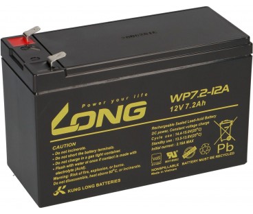 Akumulator AGM LONG 12V 7,2Ah VdS