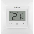 ENGO Controls E55-W - Regulator temperatury do ramki 55x55, 230V, biały, Internetowy, Wi-Fi