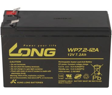 Akumulator AGM LONG 12V 7,2Ah VdS