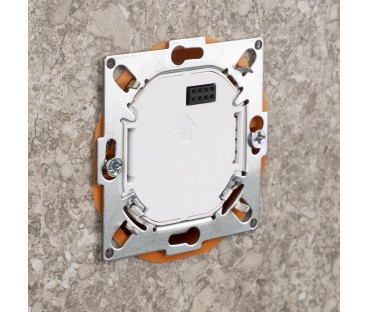 ENGO Controls E55-W - Regulator temperatury do ramki 55x55, 230V, biały, Internetowy, Wi-Fi