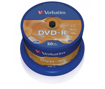 Płyty DVD-R Verbatim AZO (50szt)