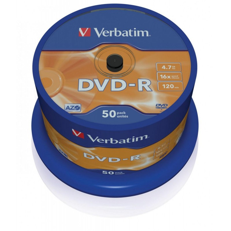 Płyty DVD-R Verbatim AZO (50szt)