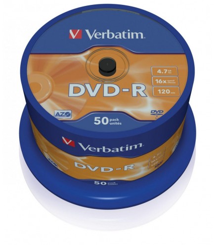 Płyty DVD-R Verbatim AZO (50szt)