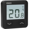 ENGO Controls E10-B - Regulator temperatury, 230V, czarny, Wi-Fi, Internetowy, podtynkowy