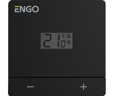 ENGO Controls EASY-230B - Regulator temperatury, 230V, czarny, dobowy, natynkowy