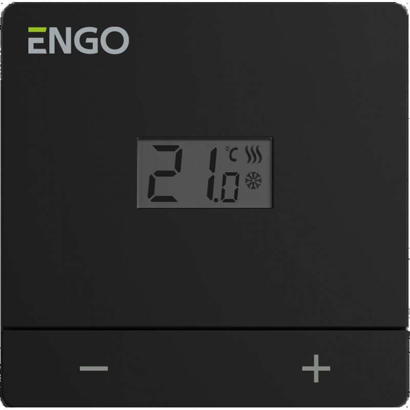 ENGO Controls EASY-230B - Regulator temperatury, 230V, czarny, dobowy, natynkowy ENGO Controls EASY-230B - Regulator temperatury, 230V, czarny, dobowy, natynkowy