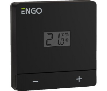 ENGO Controls EASY-230B - Regulator temperatury, 230V, czarny, dobowy, natynkowy