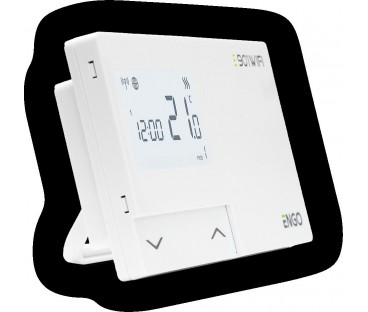 ENGO Controls E901-WIFI - Regulator temperatury bezprzewodowy, Wi-Fi, Internetowy, biały, 868MHz, bateryjny