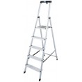 Drabina aluminiowa jednostronna Krause SAFETY 1x5 z półką