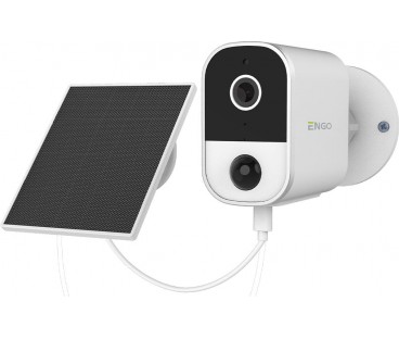 ENGO Controls ECAM-SOLAR - Kamera Smart, Wi-Fi, bateryjna z panelem solarnym, 4MP, zewnętrzna