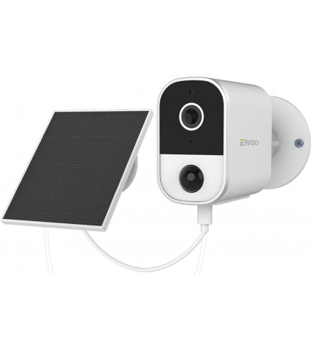 ENGO Controls ECAM-SOLAR - Kamera Smart, Wi-Fi, bateryjna z panelem solarnym, 4MP, zewnętrzna