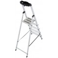 Drabina aluminiowa jednostronna Krause SAFETY 1x5 z półką