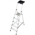 Drabina aluminiowa jednostronna Krause SECURY MultiGrip 1x5 z półką