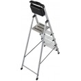 Drabina aluminiowa jednostronna Krause SECURY MultiGrip 1x5 z półką