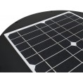 SOLARNA OPRAWA PARKOWA LED SOLUM 20W 2200LM 3000-4000K IP65 CZARNA