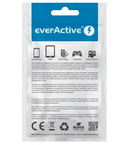 KABEL USB-C / USB-C everActive CBB-1PD5 100cm PD 100W 5A