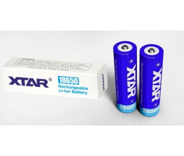 Akumulator 18650 Li-Ion 3,7V Xtar 2600mAh (1 szt.) z zabezpieczeniem