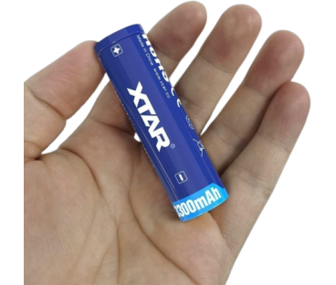 Akumulator 18650 Li-Ion 3,6V Xtar 3300mAh (1 szt.) z zabezpieczeniem