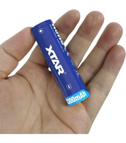 Akumulator 18650 Li-Ion 3,6V Xtar 3300mAh (1 szt.) z zabezpieczeniem