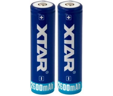 Akumulator 18650 Li-Ion 3,7V Xtar 2600mAh (1 szt.) z zabezpieczeniem
