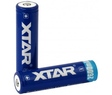 Akumulator 18650 Li-Ion 3,7V Xtar 2600mAh (1 szt.) z zabezpieczeniem