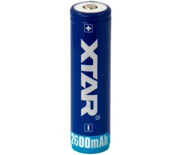 Akumulator 18650 Li-Ion 3,7V Xtar 2600mAh (1 szt.) z zabezpieczeniem