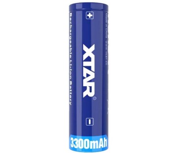Akumulator 18650 Li-Ion 3,6V Xtar 3300mAh (1 szt.) z zabezpieczeniem