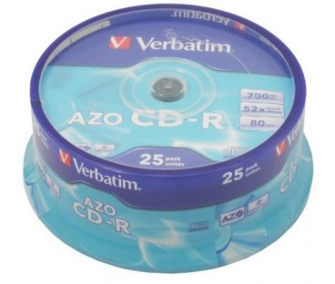 Płyta CD-R Verbatim Spin AZO cake (25szt)