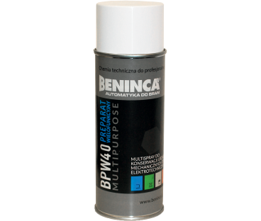 CHEMIA: Preparat wielofunkcyjny Beninca BPW40 400ml do bram/automatyki/napędów