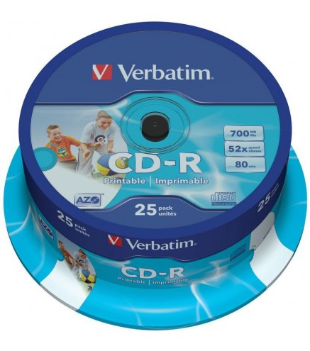 Płyta CD-R Verbatim Printable (25szt)