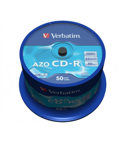 Płyta CD-R Verbatim Crystal AZO cake (50szt)