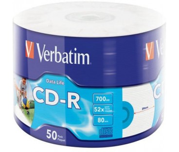 Płyty CD-R Verbatim Extra Protection Printable (50szt)