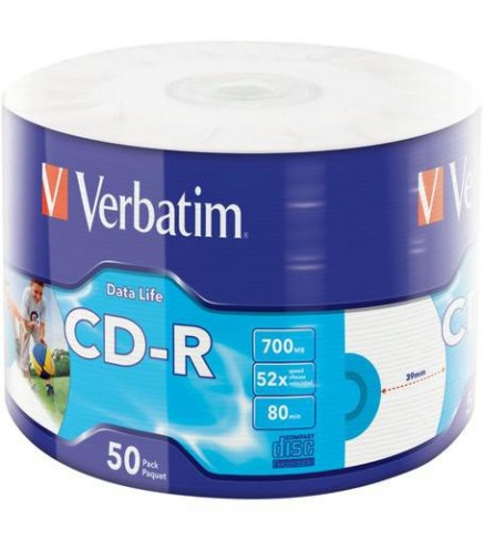 Płyty CD-R Verbatim Extra Protection Printable (50szt)