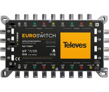 MULTISWITCH EUROSWITCH 9x9x8 ref. 719601